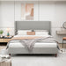 Upholstered Bed & High Headboard Design Home Essentials