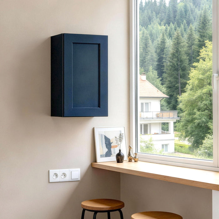 Shaker Wall Cabinet With 2 Adjustable Shelves Home Essentials
