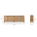 Nolan - 6 Door Sideboard - Brown Jennifer Taylor Home