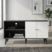 Amidon - TV Stand, With 2 Storage Shelves And 1 Cabinet US Pride