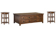 Bay Creek - Lift Top Storage Cocktail Table Set Magnussen Furniture