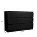 6 Drawer Dresser With Spacious Countertop And Concealed Handles Home Essentials