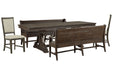 Westley Falls - Extendable Trestle Dining Table Set Magnussen Furniture