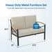 Outdoor Loveseat With Washable Cushions Home Essentials