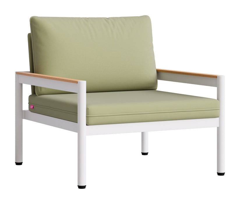 Lychee - Armchair - Green / White Zuo Modern
