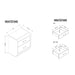 Gigi - Nightstand With LED Lighting For Bedroom Storage - Gold Global Furniture USA