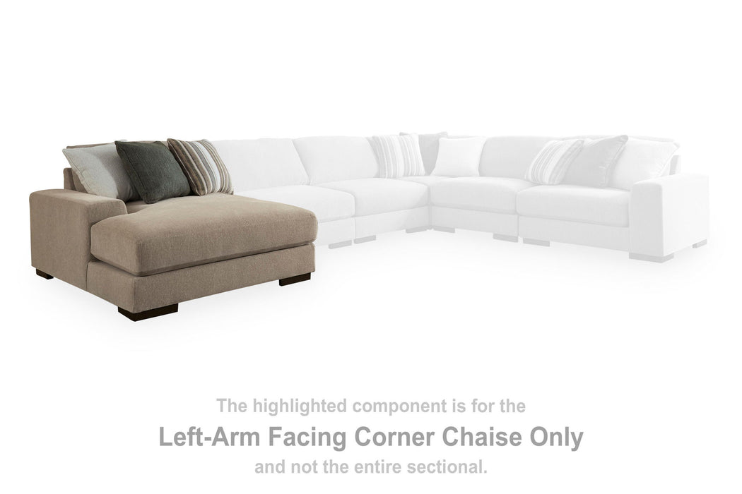 Linenhause - LAF Corner Chaise - Dune Benchcraft®