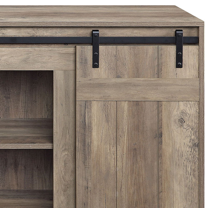 Bellarosa - TV Stand (Same As 91608) - Gray Washed ACME