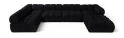 Orin - 6 Piece Modular Sectional (3 Modular Chairs, 2 Corner Chairs & Ottoman) Meridian Furniture