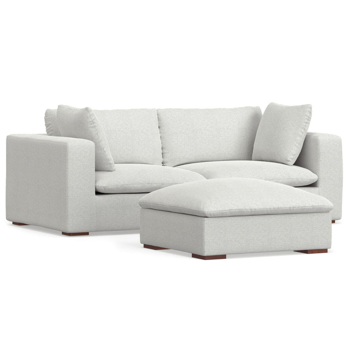Jasmine - Handcrafted Sofa And Ottoman Simpli-Home