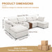 Modular Cloud Couch With Storage Console Home Essentials