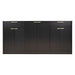 Large Fluted Buffet Sideboard, Wine Bar Storage Cabinet With 6 Doors & 2 Drawers Home Essentials