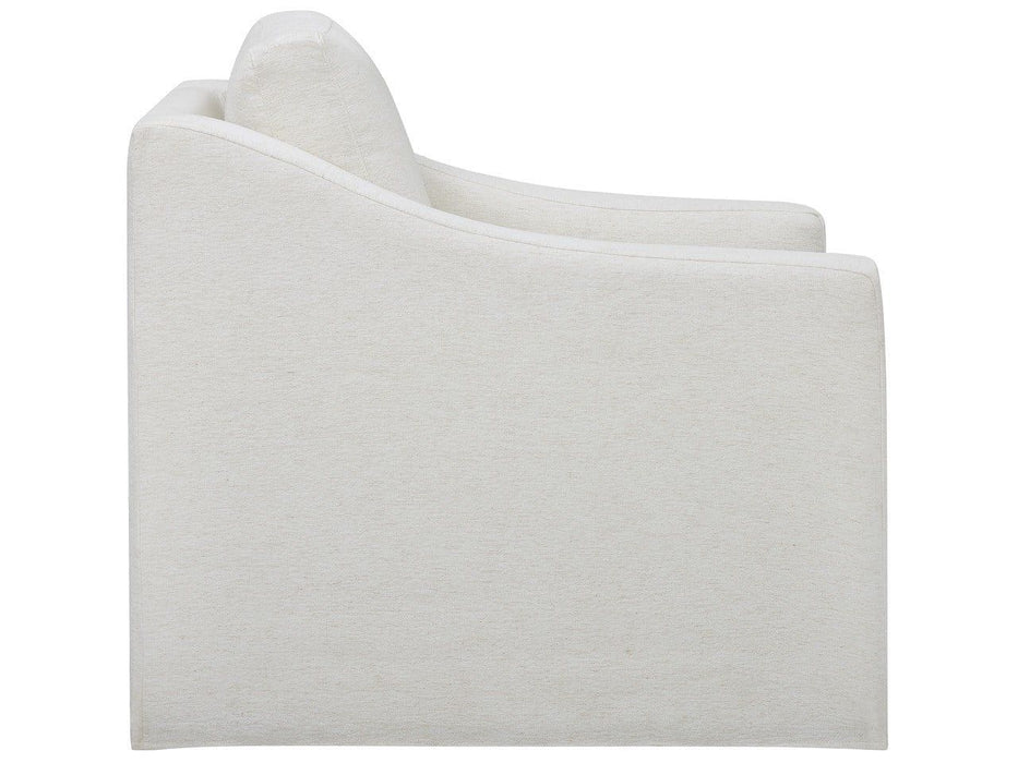 Augustine - Slipcover Swivel Glider - White Universal Furniture