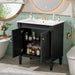 Bathroom Vanity Cabinet With Sink, Soft Close Doors, Storage Cabinet Hearth and Haven