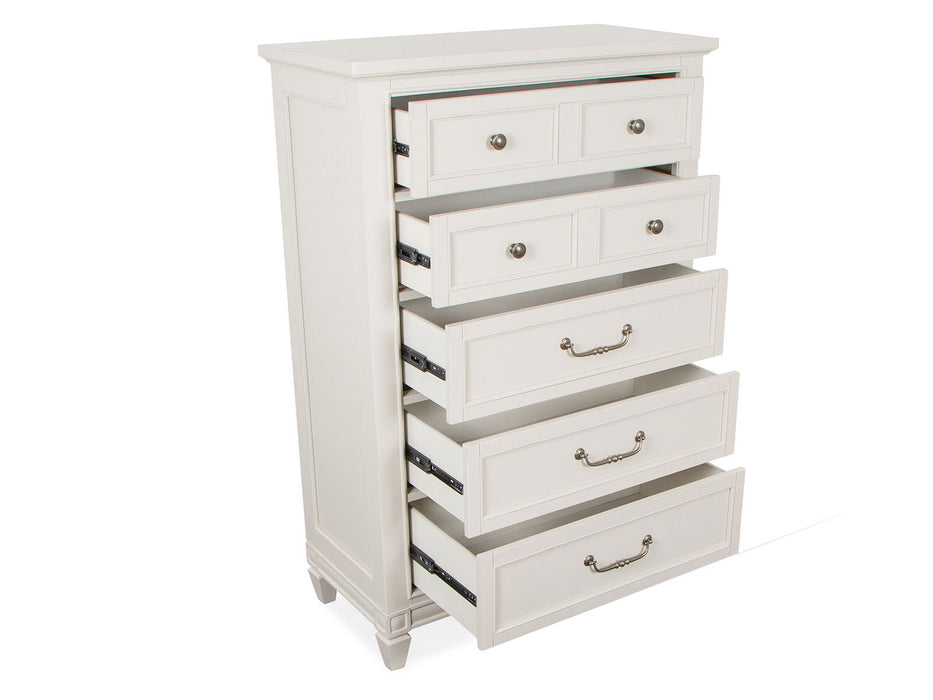 Willowbrook - Drawer Chest - Egg Shell White With Slight Rub Through Magnussen Furniture