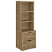 Geary - 3 Piece Wall Unit Bookcase Set With USB Storage Furniture Max
