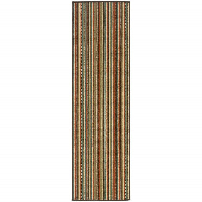 2' X 8' Indoor / Outdoor Area Rug - Green