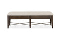 Westley Falls - Bench With Upholstered Seat - Graphite Magnussen Furniture