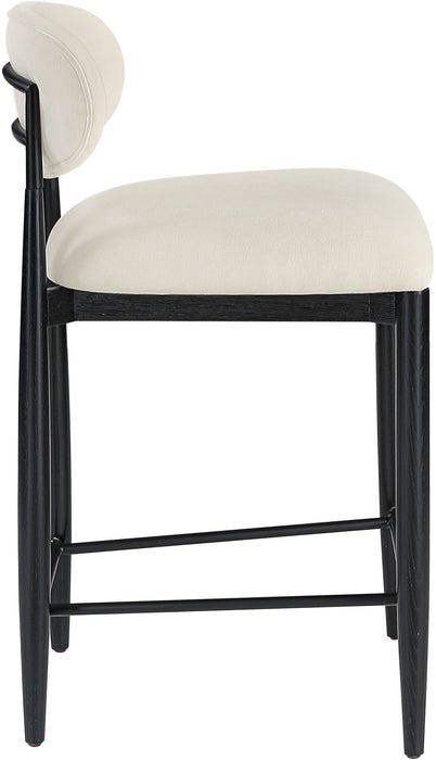 Riccio - Stool - Black Frame Meridian Furniture