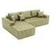 L - Shaped Corner Chaise Sofa Bed Home Essentials