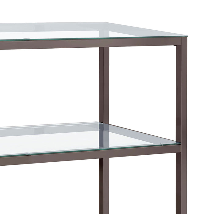 Weston - 2 Shelf Entryway Console Table - Black Furniture Max