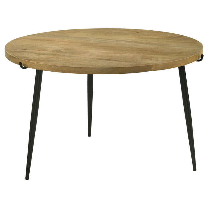 Mickelson - Round Coffee Table - Natural Furniture Max