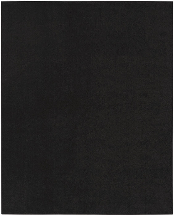 8' X 11' Power Loom Area Rug - Black