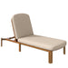 Outdoor Chaise Lounge With Adjustable Backrest Hearth and Haven