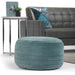 Vivienne - Upholstered Round Pouf Simpli-Home