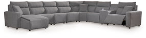 Modmax II - Reclining Sectional - Salt And Pepper Signature Design by Ashley®
