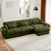 Super Comfort Oversized Modular Sectional Sofa With Movable Ottoman Home Essentials