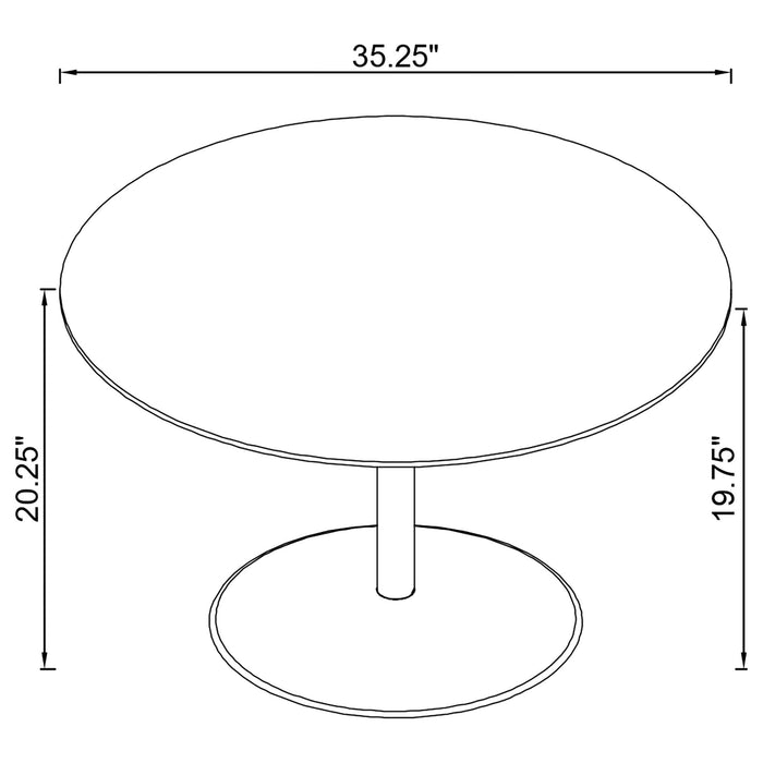 Turpin - Table With Round Top Furniture Max