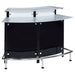 Keystone - Home Bar With Stemware & Wine Storage - Black Furniture Max