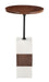 Stuk - Side Table - Brown / White Zuo Modern