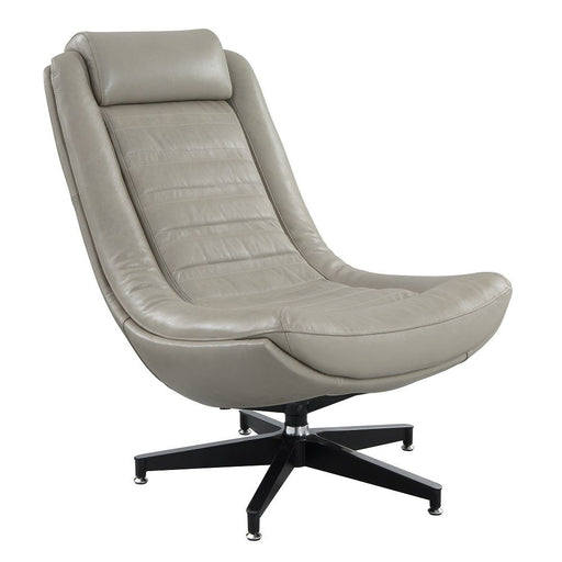 Piran - Accent Chair With Swivel - Twilight Top Grain Leather ACME