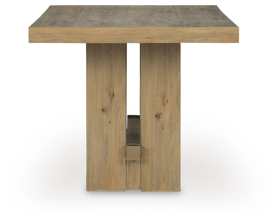 Lasinger - Rectangular Dining Room Counter Table - Light Brown Signature Design by Ashley®