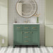 Freestanding Bathroom Vanity With 4 Drawers & 2 Cabinets - Green Hearth and Haven