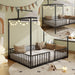 3 In 1 Convertible Montessori Floor Bed With Fenced Support Hearth and Haven
