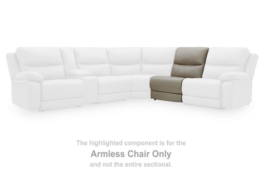 Narwhal Place - Armless Chair - Pebble Signature Design by Ashley®