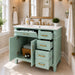 Modern Bathroom Vanity With Sink, Soft Close Doors, 4 Storage Drawers Hearth and Haven