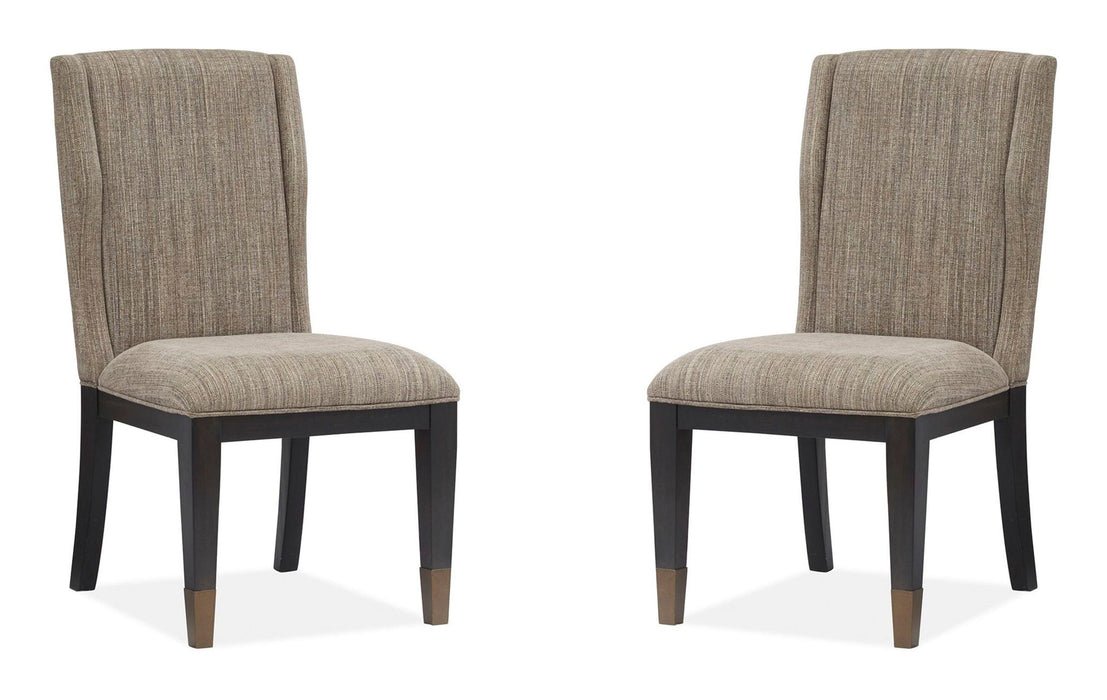 Ryker - Upholstered Host Side Chair (Set of 2) - Homestead Brown Magnussen Furniture
