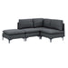Upholstered Modular Sectional With Tall Legs, Medium Firm Seat Home Essentials