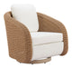 Solara - Outdoor Swivel Chair - Ivory Zuo Modern