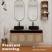 Bathroom Vanity & Art Sink And Storage Rack, Float Mounting Design Home Essentials