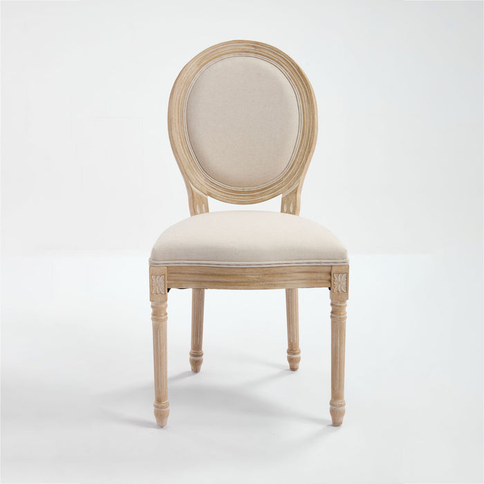 Upholstered With Round Back Dining Chairs (Set of 2) Home Essentials