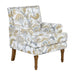 Floral Accent Armchair With Nailhead Trim Home Essentials
