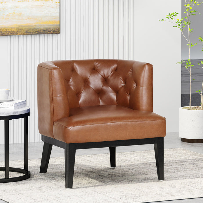 Nh-Comfortcove - Accent Chair - Light Brown - Fabric