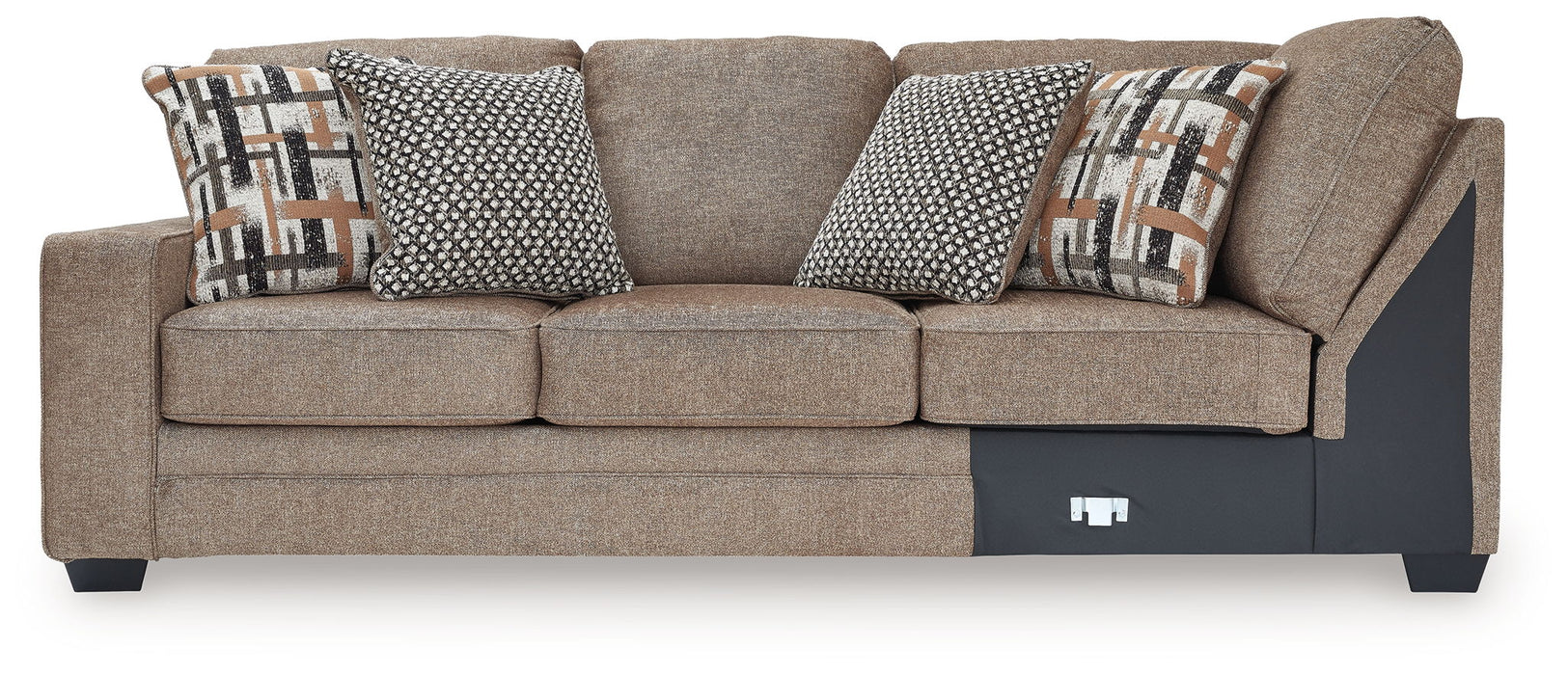 Cannonbrook - Laf Sofa With Corner Wedge - Nutmeg
