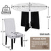 5 Piece Round Dining Table Set, Modern Dining Table And 4 Upholstered Chairs For Dining Room Hearth and Haven