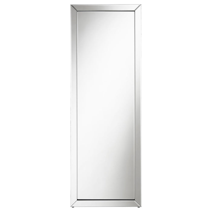 Aika - Standing Mirror - Silver Furniture Max